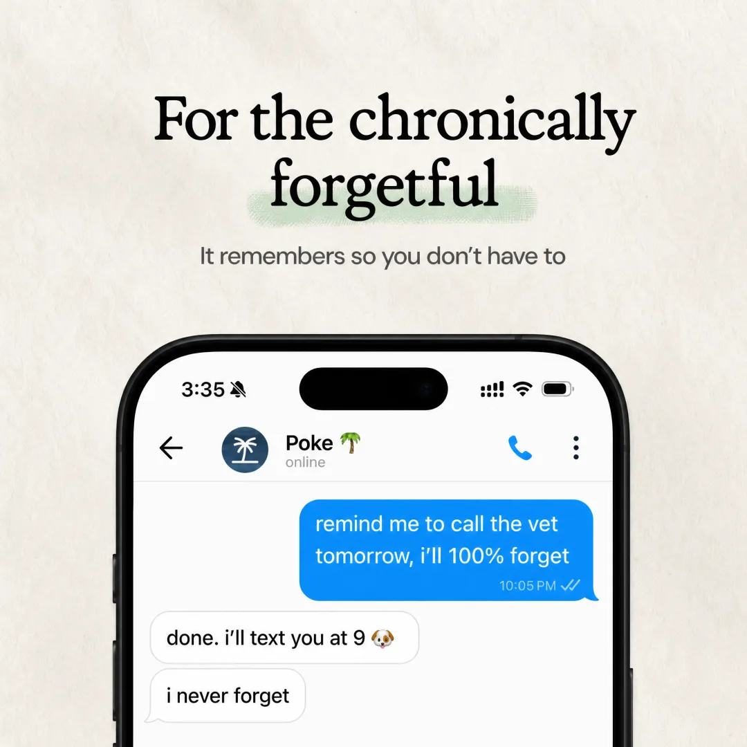 Poke — for the chronically forgetful